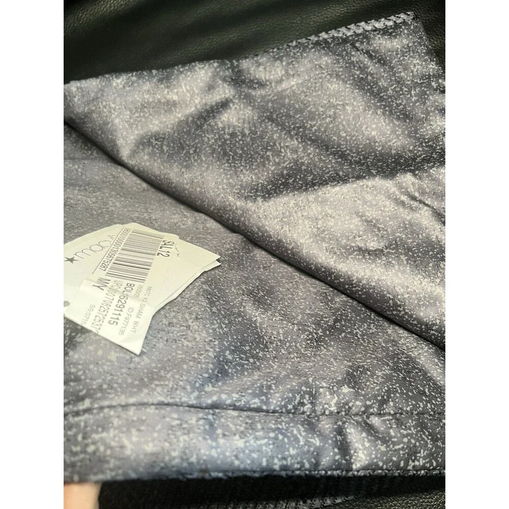 Hotel Collection Composite Geometric European Sham – Pima Cotton Sateen, Indigo